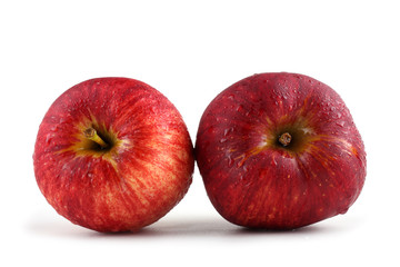 Apples isolated on white