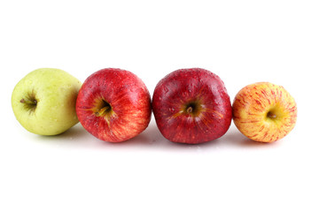 Different color apples