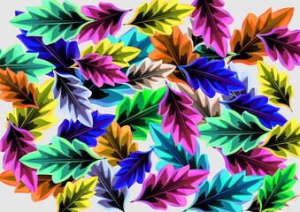 Fototapeta na wymiar abstract background with leaf