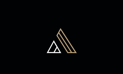 alphabet letter icon logo A