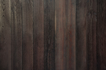 Old dark brown wooden wall texture