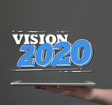 year 2020 business solution concept