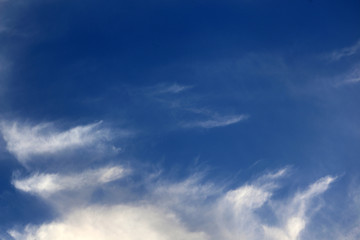 Fototapeta na wymiar Feather clouds background
