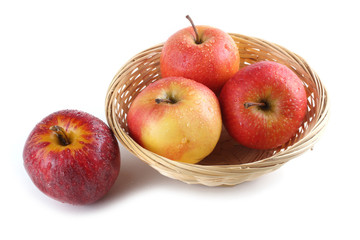 Different color apples