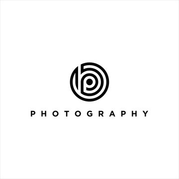 initial bp logo design, OBP letter logo vector inspiration