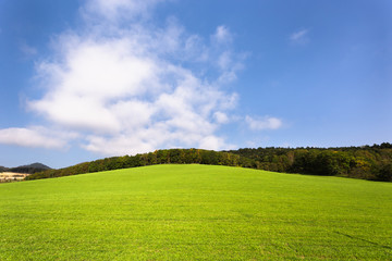 Fototapeta premium 日本・北海道東部の国立公園、秋の弟子屈町