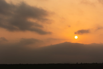 Fototapeta premium 日本・北海道東部の中標津町、開陽台からの風景