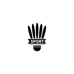 Badminton logo template for the needs of your team, club