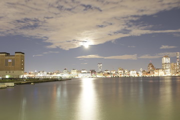 Naklejka premium Landscape Night (ny17sep) 