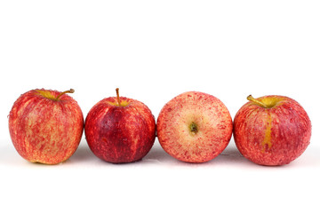 Apples isolated on white