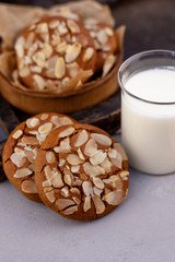 Assorted different cookies. Homemade baking. Cooking, still life food and snack. Cookies background.