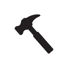 hammer vector icon in trendy flat design