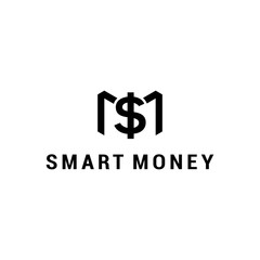 initial MS , SM letter logo design for smart money vector