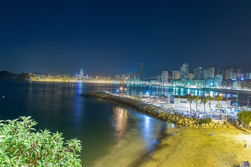Fototapeta premium Benidorm Poniente beach