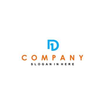 Initial D Logo Design, D1 letter vector inspiration
