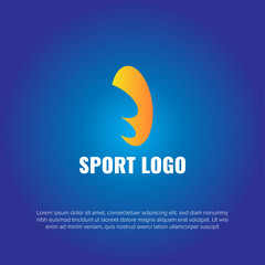 Sport Letter b Logo Template for Apparel or product