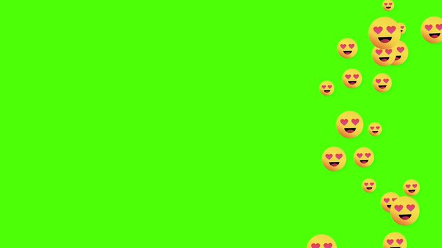 Spread smile love icon of social media. Thumb liker animated png background.
