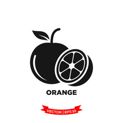 orange icon in trendy flat style