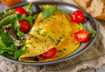 Egg omelette homemade