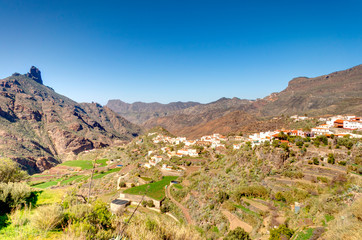 Fototapeta na wymiar Village of Tejeda, Grand Canary Island, Spain