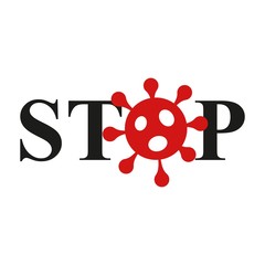 Pandemic stop Novel Coronavirus outbreak covid-19 2019-nCoV sign.