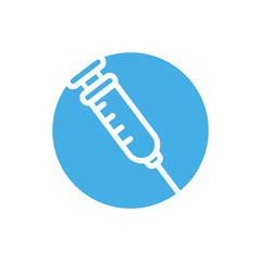 medicine injection drug block style icon