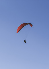 paraglider in the sky