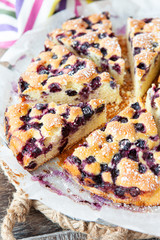 Leckerer Blaubeerkuchen