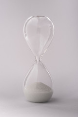 hourglass on a white background