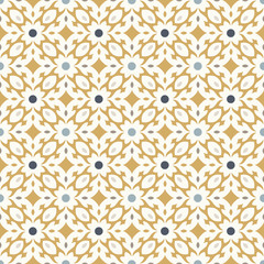 Fototapeta premium Retro Floor Tiles seamless vector patern, vintage colors