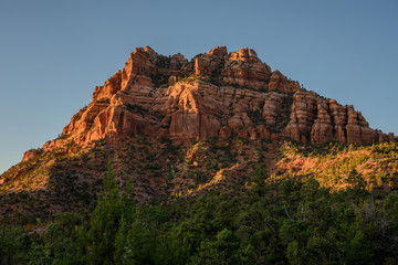 Fototapeta na wymiar Zion Rock Formation at Sunset