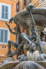 The Turtle Fountain, in Rome, Italy
