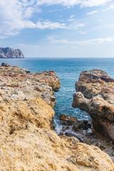 Beautiful view to the bay near Paleochora, Crete