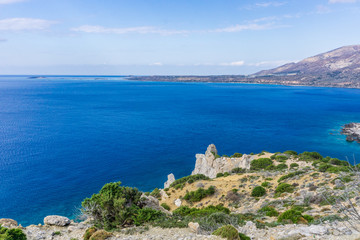 Beautiful view to the bay near Paleochora, Crete