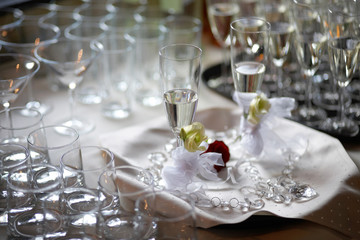 Kieliszki z szampanem