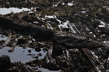 View of the shore in San Sebastian