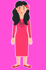 Characters builder vector cartoon adult