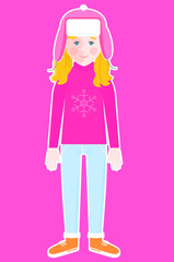 Characters builder vector cartoon adult