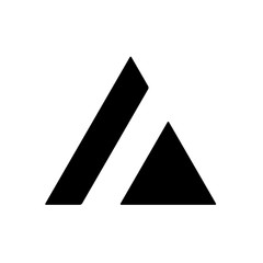 trinity icon design vector template