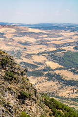 Summer in national park la Sierra de Grazalema, Andalusian white villages route in Spain