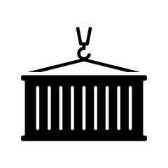 container shipping icon vector template