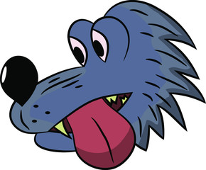 vector illustration of a cartoon