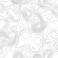Topographic map background. Abstract vector illustration. Vector.