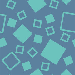 Fototapeta na wymiar vector seamless pattern mint squares