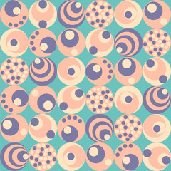 vector seamless pattern crazy circles