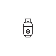 Outline gasoline vector icon. Gas illustration for web, mobile apps, design.