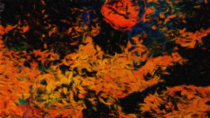 Abstract interior wall art print for decorate everything, naive contemporary style artwork with chaotic paint strokes and splashes, modern painting background texture in creative design idea