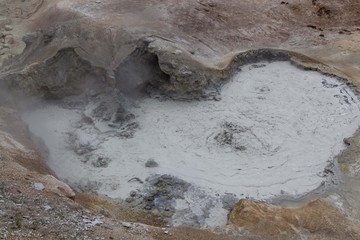 Muddy Thermal Pool at Yellowstone National Park
