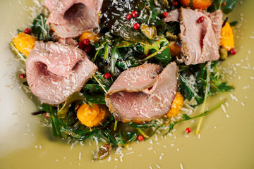 meat with vegetables