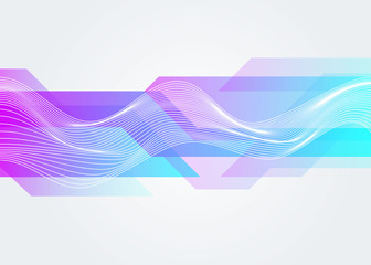 abstract background with waves elegant fluid illustration
